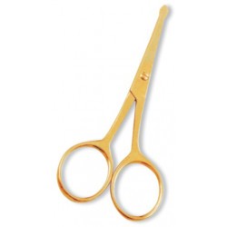 Ear Mose Scissor. Full Gold.